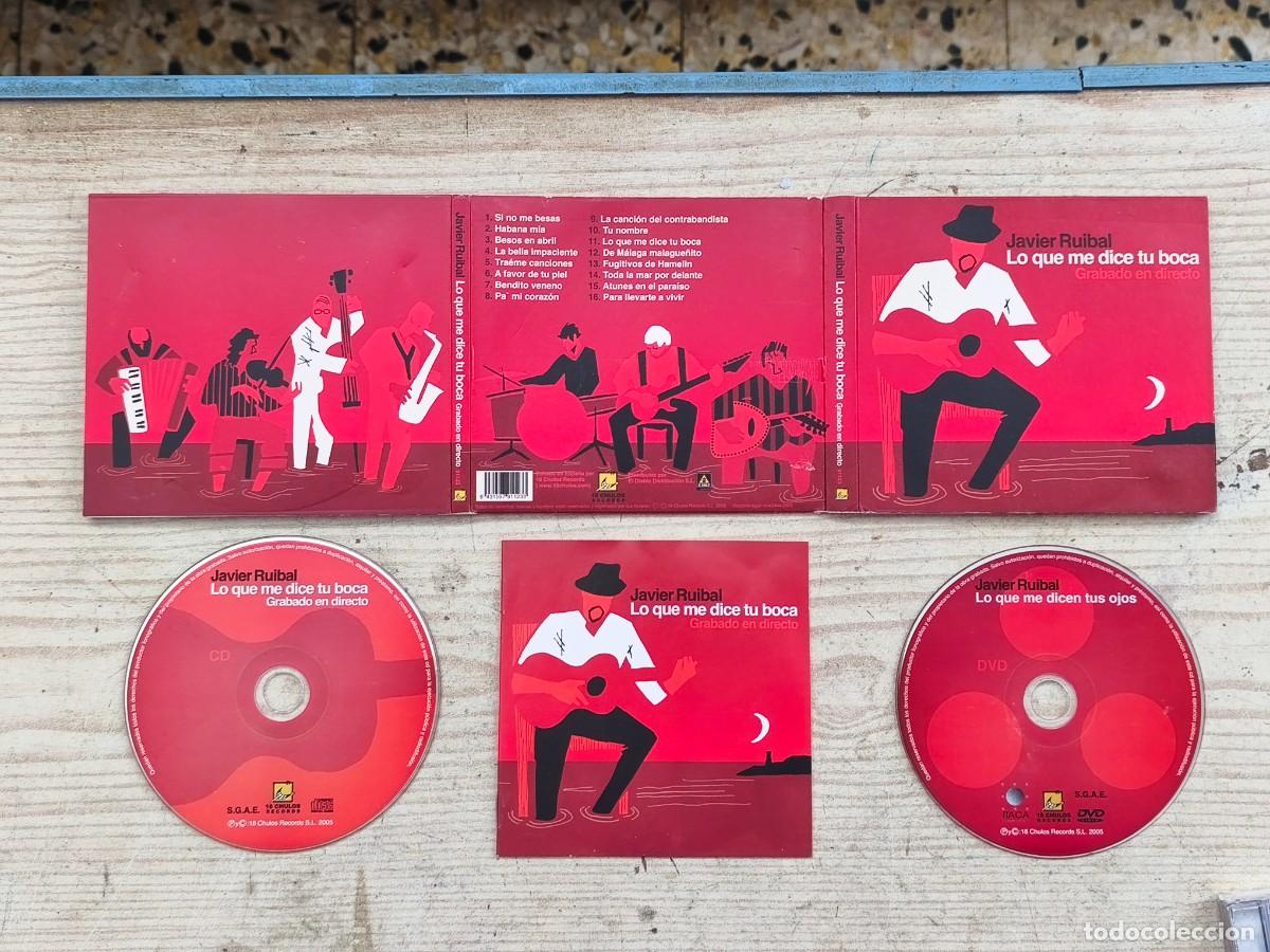 CDs de M&uacute;sica: Javier Ruibal - Lo que me dice tu boca CD + DVD