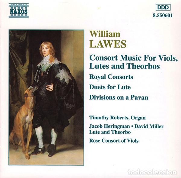 CDs de M&uacute;sica: William Lawes, Timothy Roberts, Jacob Heringman, David Miller &ndash; Consort Music For Viols