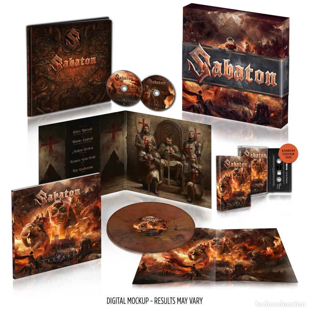 CDs de M&uacute;sica: SABATON LP/ 2 CD Earbook /Casete etc.. Legends,Deluxe Boxset 2025*NUEVO* Powerwolf-Iron Maiden