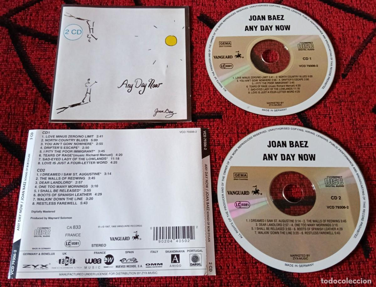 CDs de M&uacute;sica: JOAN BAEZ ** Any Day Now (Songs Of Bob Dylan) ** CD DOBLE ALEMANIA