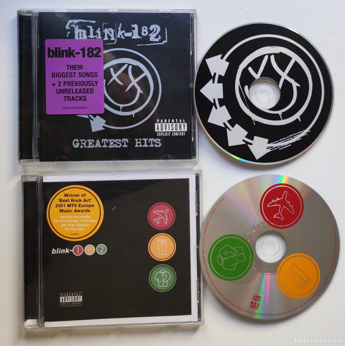 Music CDs: 2 CD - BLINK- 182 / GREATEST HITS (2005) + TAKE OFF YOUR PANTS AND JACKET (2001)