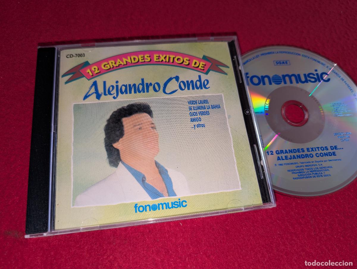CDs de M&uacute;sica: ALEJANDRO CONDE 12 grandes exitos de CD 1992 Fonomusic