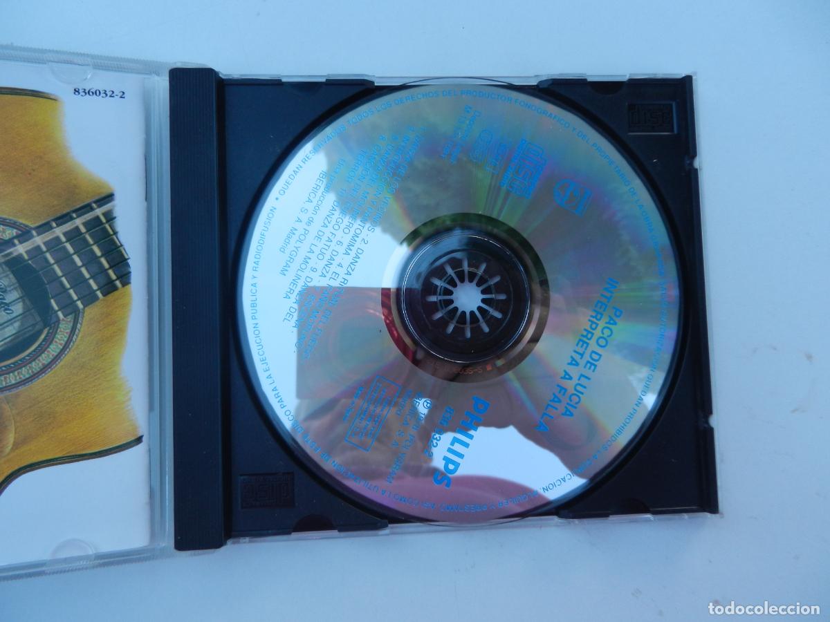 CDs de m&uacute;sica: PACO DE LUCIA , INTERPRETA A MANUEL DE FALLA - CD PHILIPS - 1995 - Foto 2