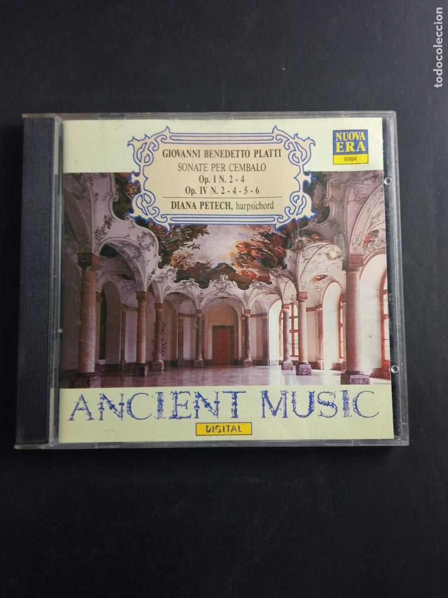 CDs de M&uacute;sica: Giovanni Benedetto PLATTI, Sonate per Cembalo. Diana Petech. CD