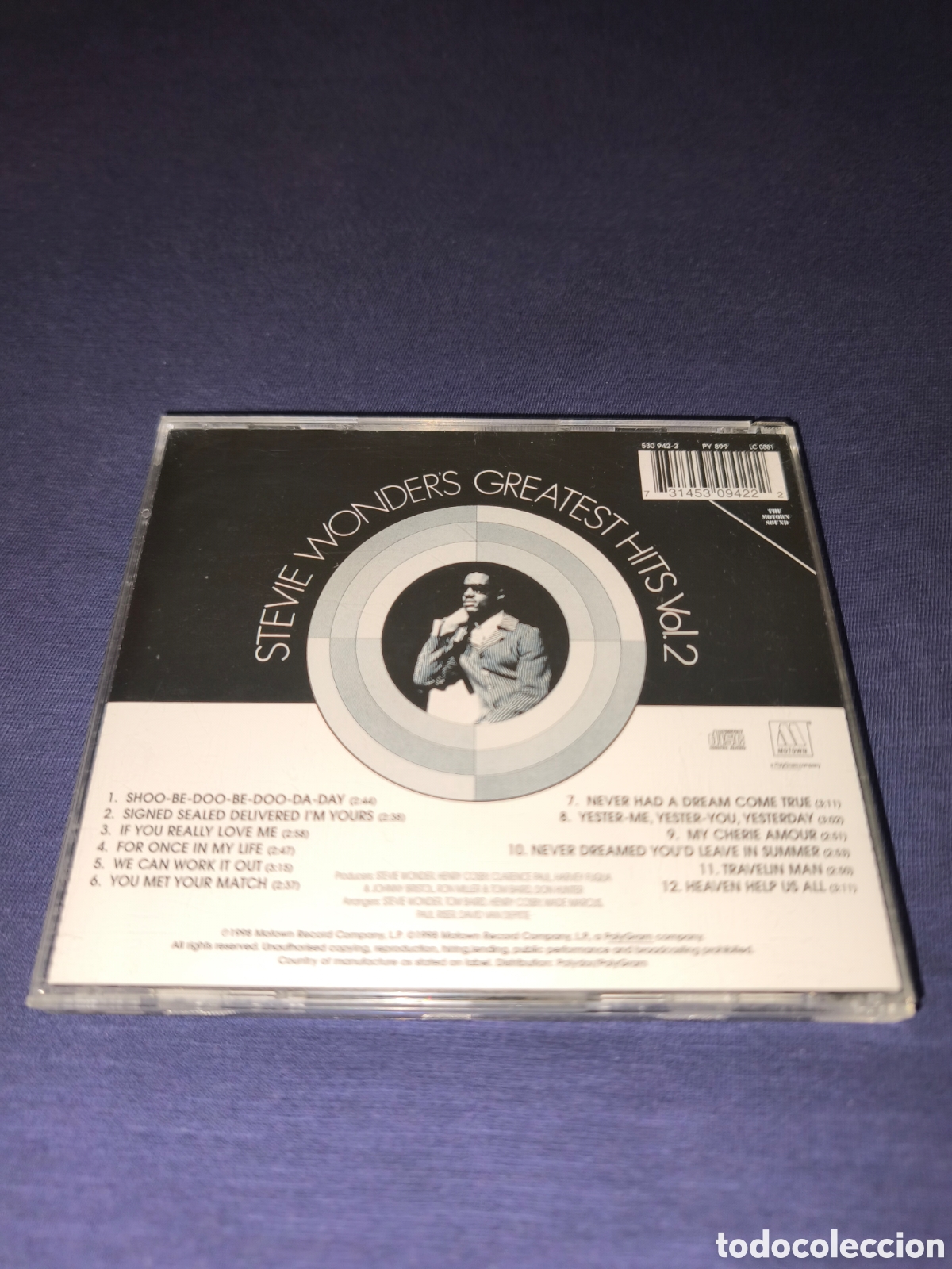 CDs de m&uacute;sica: Stevie Wonder Greatest Hits - Foto 2