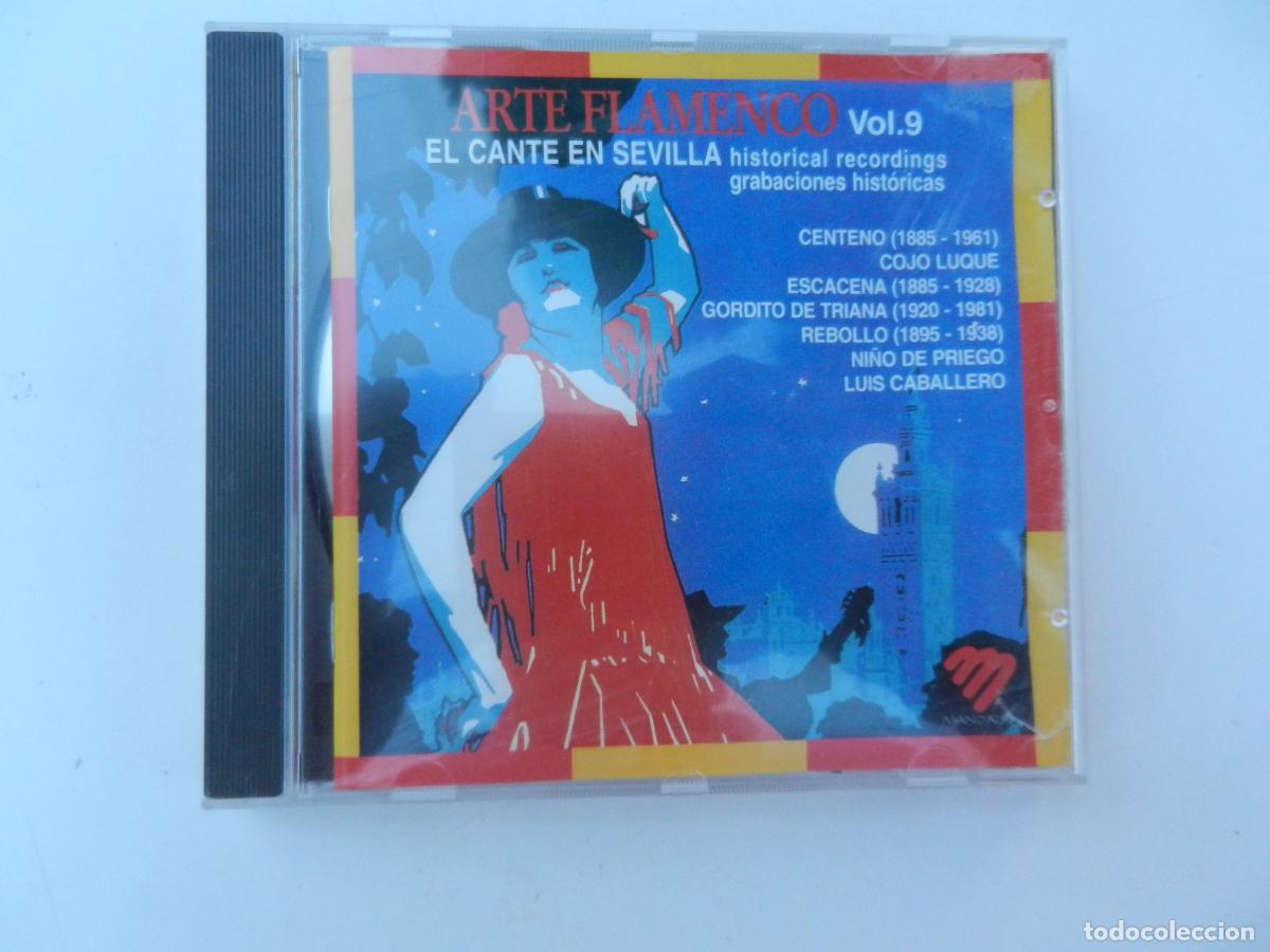 CDs de M&uacute;sica: ARTE FLAMENCO VOL 9 - EL CANTE EN SEVILLA , CENTENO , COJO LUQUE , ESCACENA, GORDITO ... CD