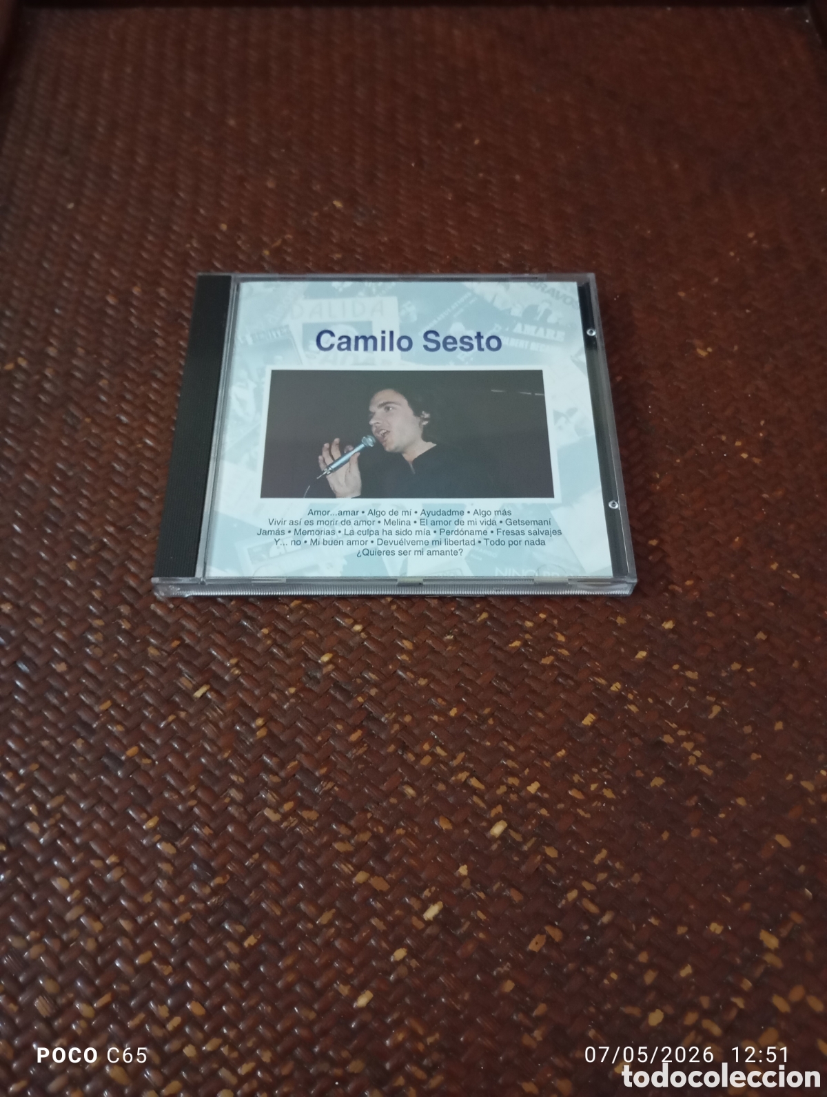 CDs de M&uacute;sica: Camilo Sesto CD planeta Agostini como nuevo