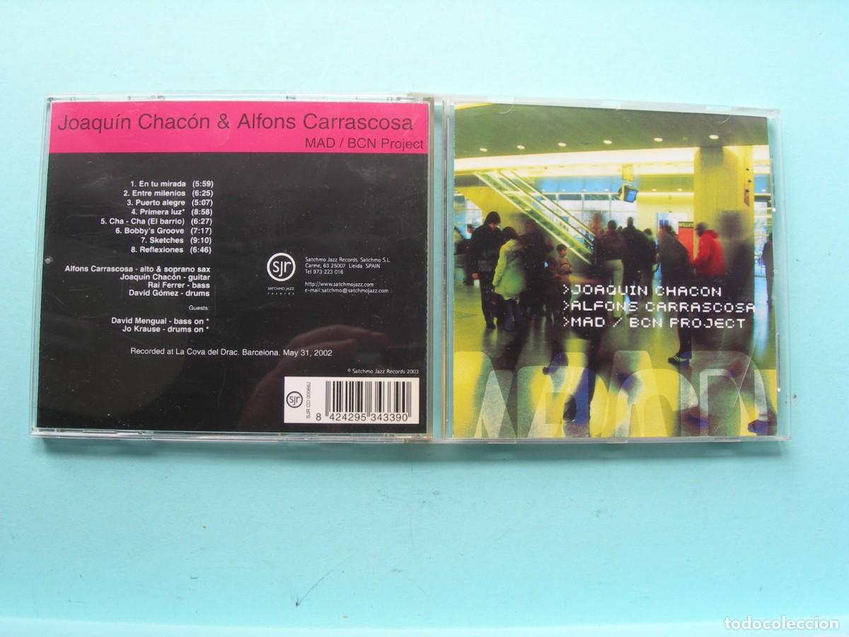 CDs de M&uacute;sica: JOAQU&Iacute;N CHAC&Oacute;N - ALFONS CARRASCOSA / MAC - BCN PROJET / CD / 8 TEMAS / JAZZ / COLECCI&Oacute;N PARTICULAR
