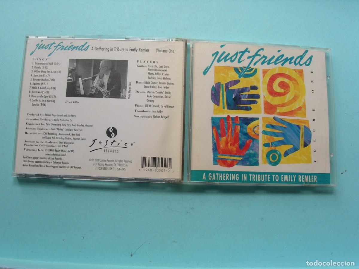 CDs de M&uacute;sica: JUST FRIENDS / A GATHERING IN TRIBUTE TO EMILY REMLER / CD / 10 TEMAS / JAZZ / TODOCOLECCI&Oacute;N