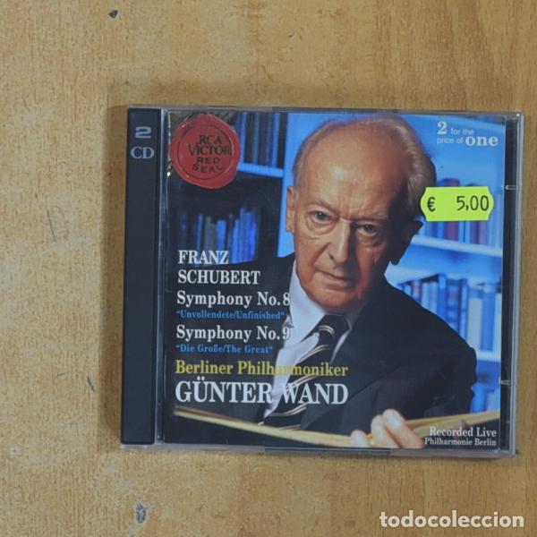 CDs de M&uacute;sica: SCHUBERT - SYMPHONY NO 8 SYMPHONY NO 9 - CD