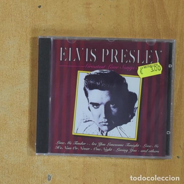 CDs de M&uacute;sica: ELVIS PRESLEY - GREATEST LOVE SONGS - CD