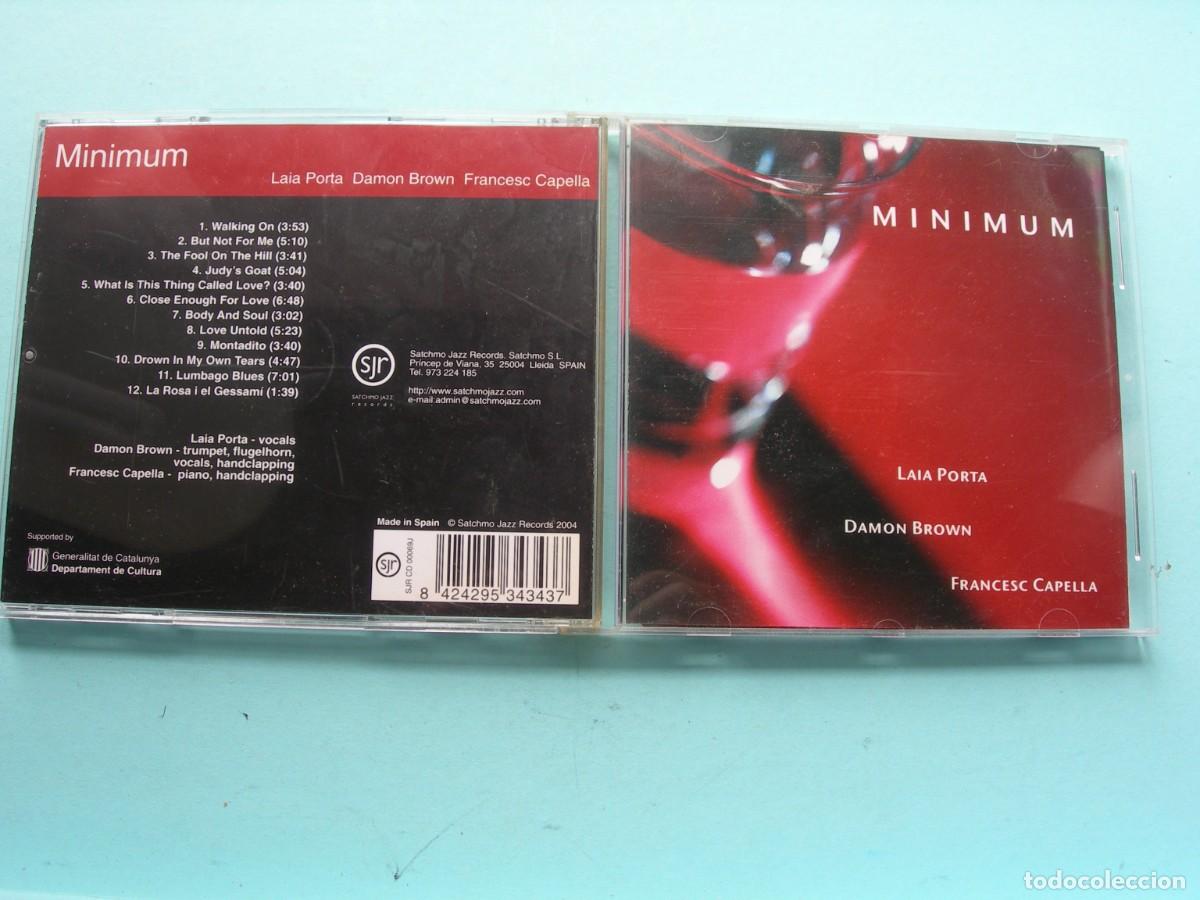 CDs de M&uacute;sica: MINIMUN/LAIA PORTA / DAMONN BROUWN / FRANCESC CAPELLA / CD / 12 TEMAS / JAZZ / COLECCI&Oacute;N PARTICULAR