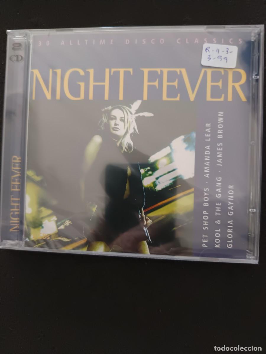 CDs de m&uacute;sica: 2 CD. NIGHT FEVER. 30 ALLTIME DISCO CLASSICS - Foto 1