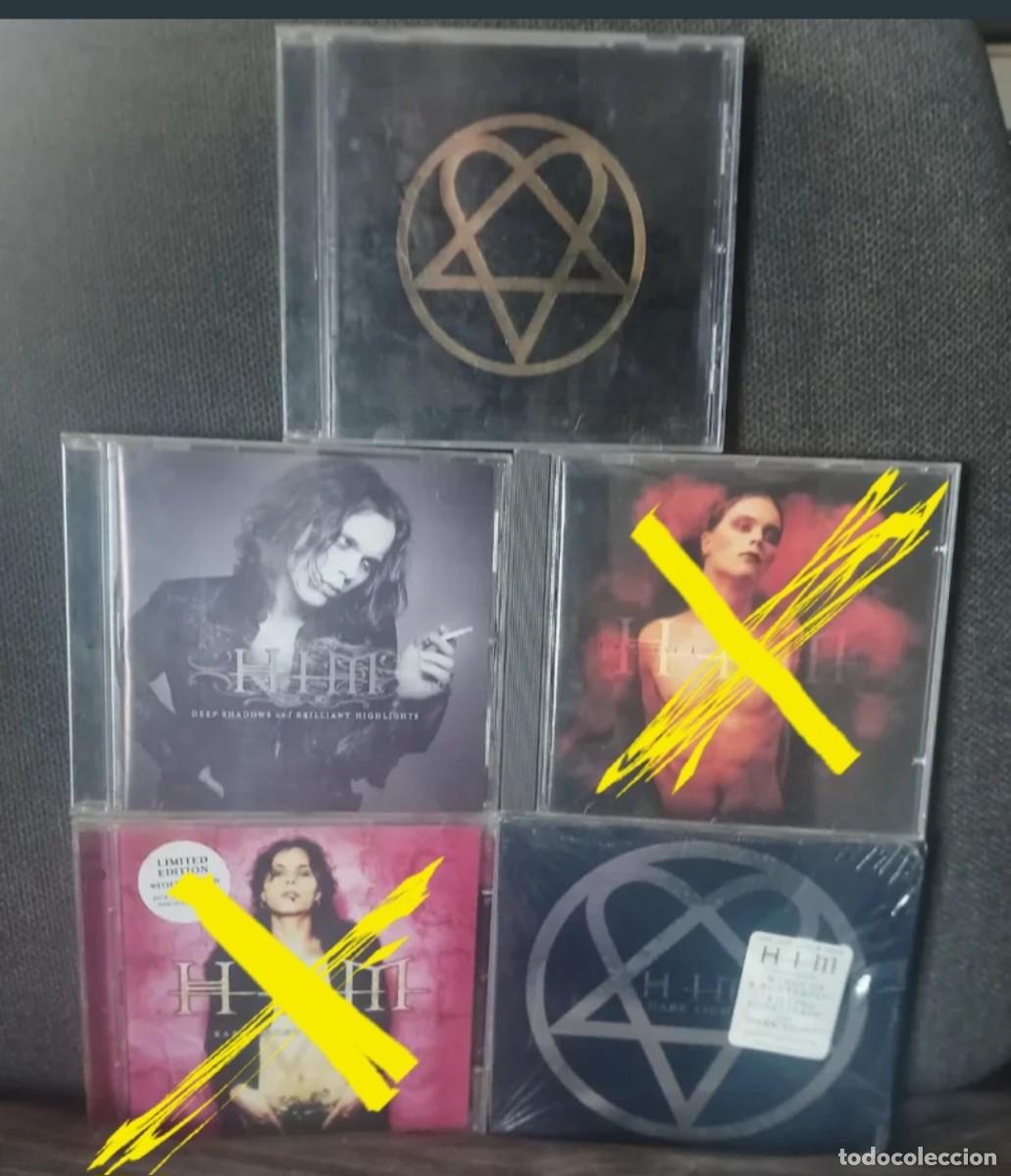 CDs de M&uacute;sica: LOTE CON 3 CDS DE HIM - DARK LIGHT, LOVE METAL Y DEEP SHADOWS