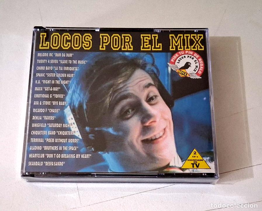 CDs de M&uacute;sica: CD &rdquo;LOCOS POR EL MIX&rdquo; 2CD 16 TRACKS COMO NUEVO MAX MIX