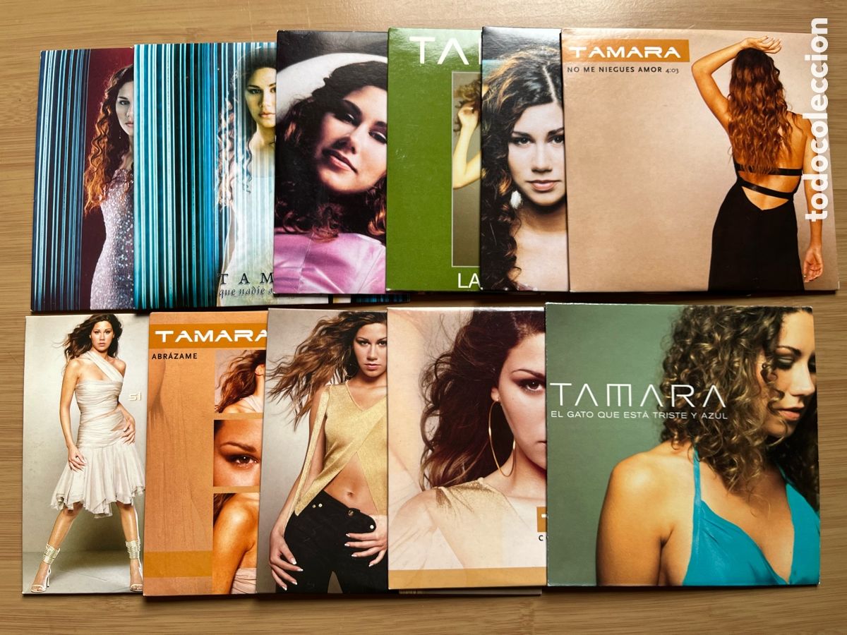 CDs de M&uacute;sica: TAMARA. Herida de amor. Que nadie sepa mi sufrir. Si faltas tu. Abrazame. Como le....(11 cd singles)