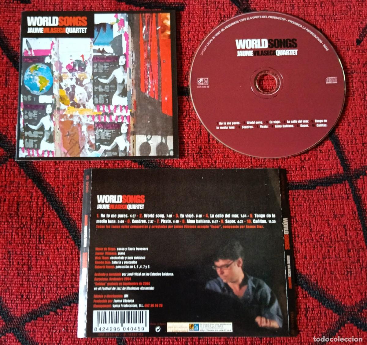 CDs de M&uacute;sica: Jaume Vilaseca Quartet ** World Songs ** CD 2005