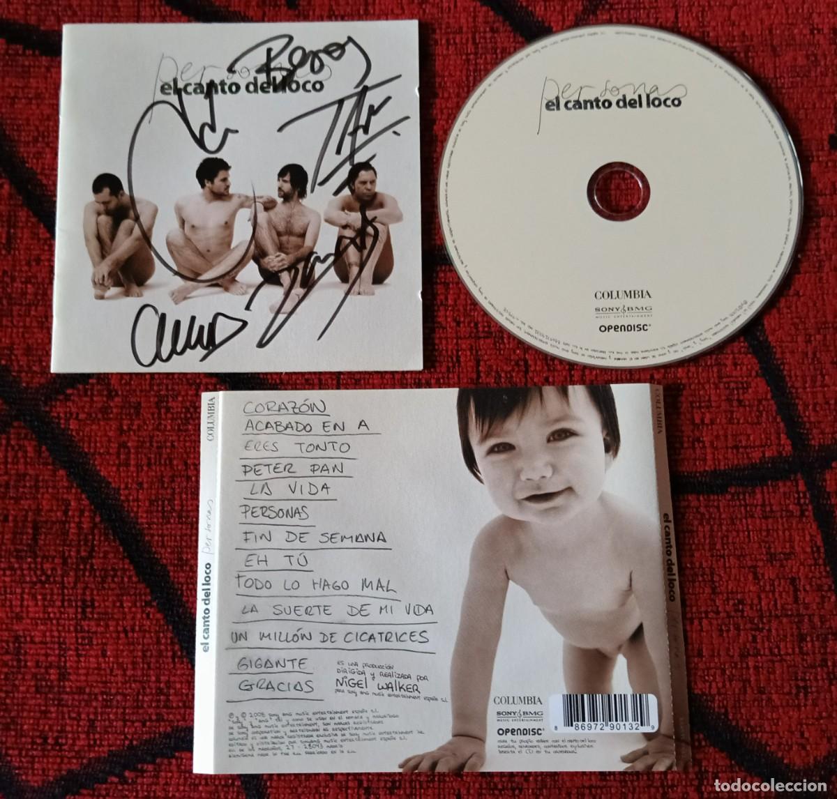 CDs de M&uacute;sica: EL CANTO DEL LOCO ** Personas ** CD 2008 *** FIRMADO ***