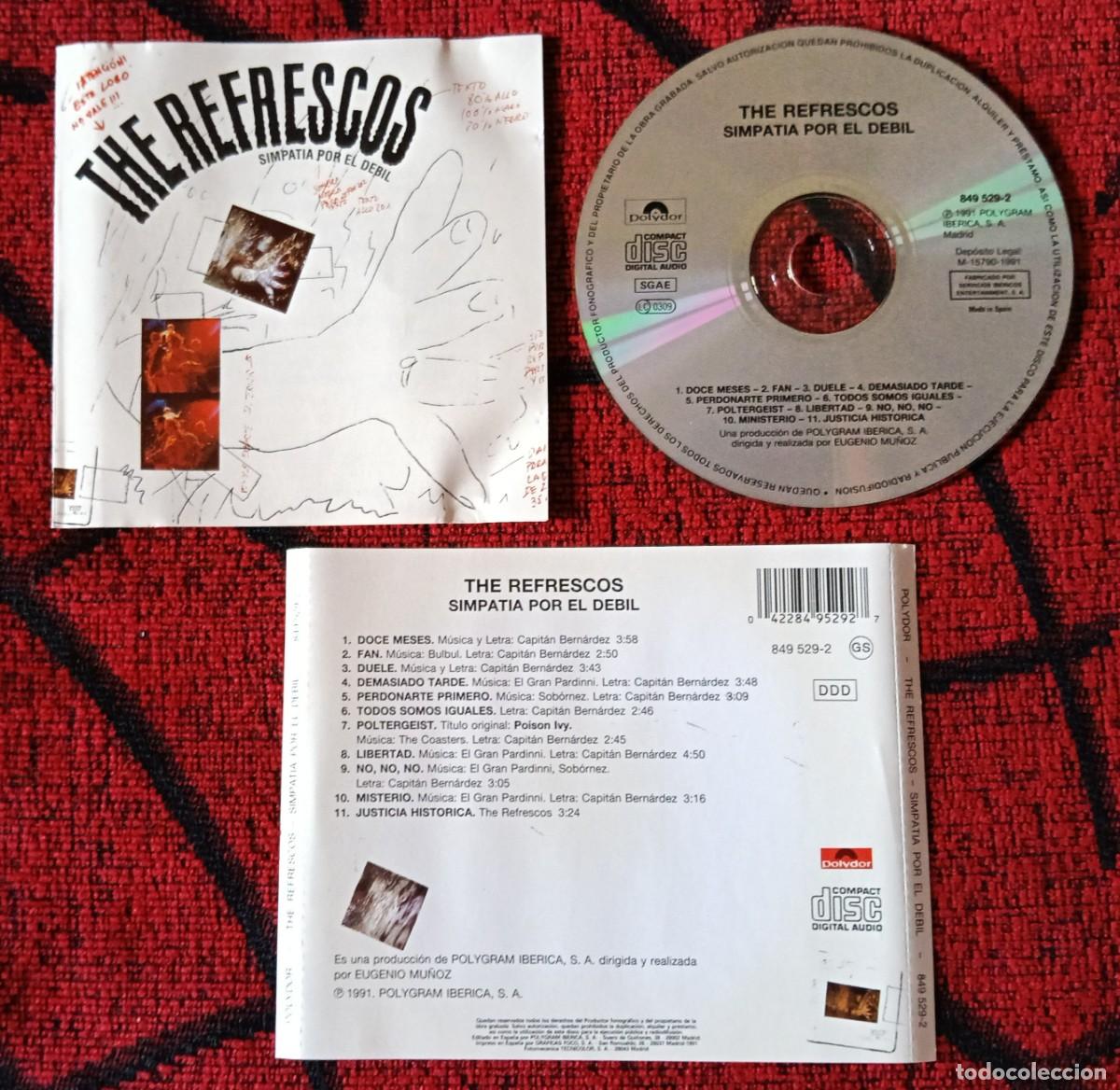 CDs de M&uacute;sica: THE REFRESCOS ** Simpat&iacute;a Por El D&eacute;bil ** CD 1991