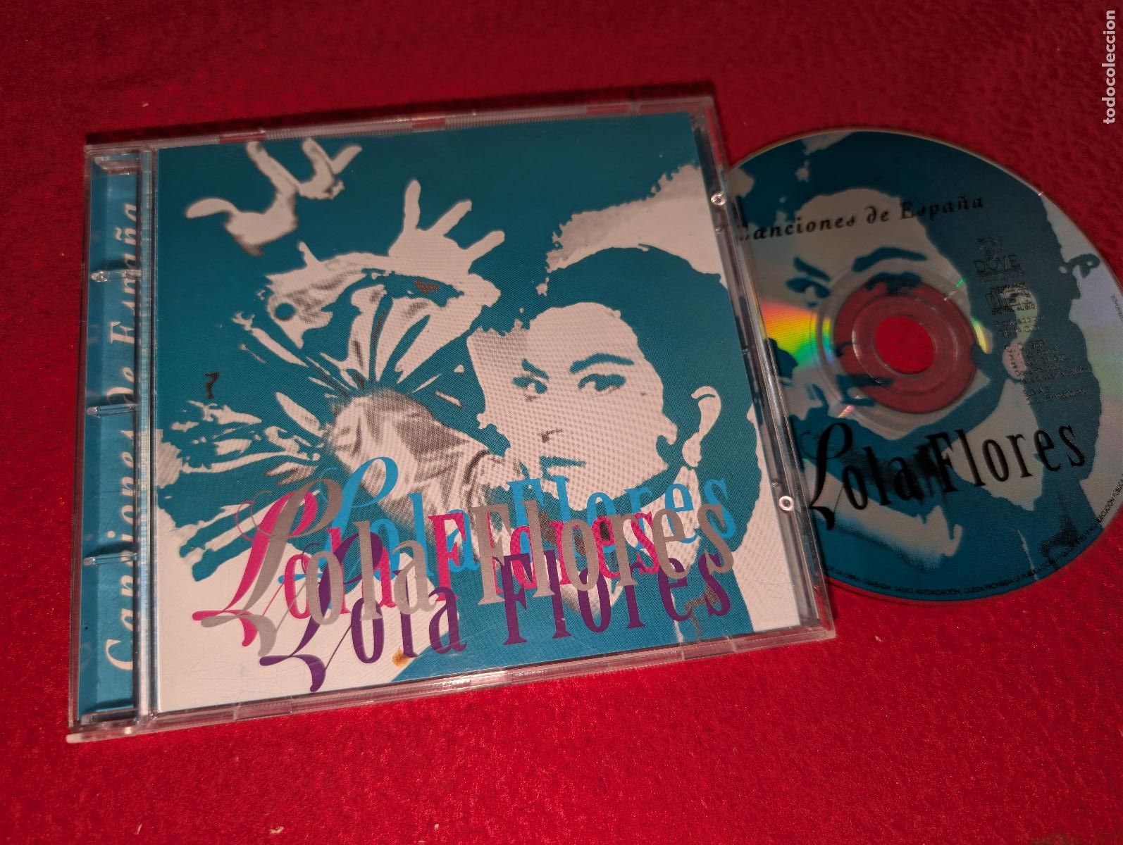 CDs de M&uacute;sica: LOLA FLORES Canciones de Espa&ntilde;a CD 1998 Dove 14 canciones