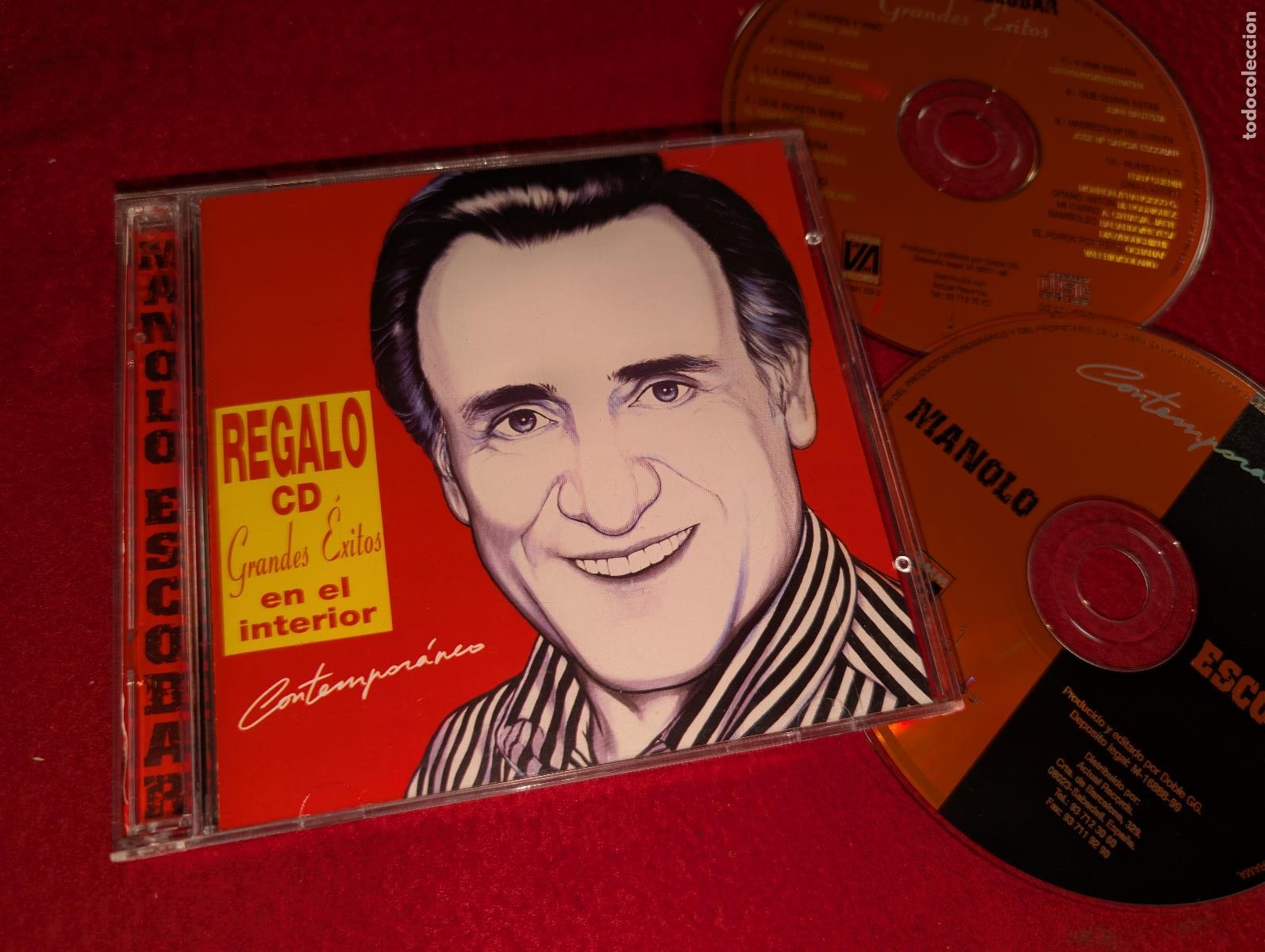 CDs de M&uacute;sica: MANOLO ESCOBAR Contemporaneo + Grandes Exitos 2CD 1999 Vamm