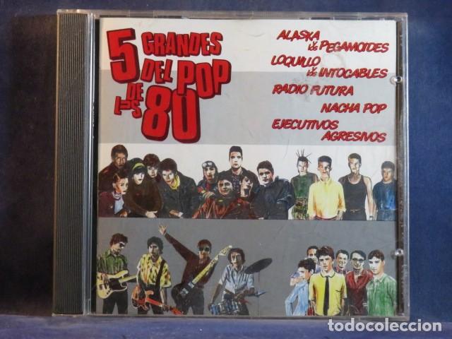 CDs de m&uacute;sica: VARIOUS &ndash; 5 GRANDES DEL POP DE LOS 80 - CD - Foto 1