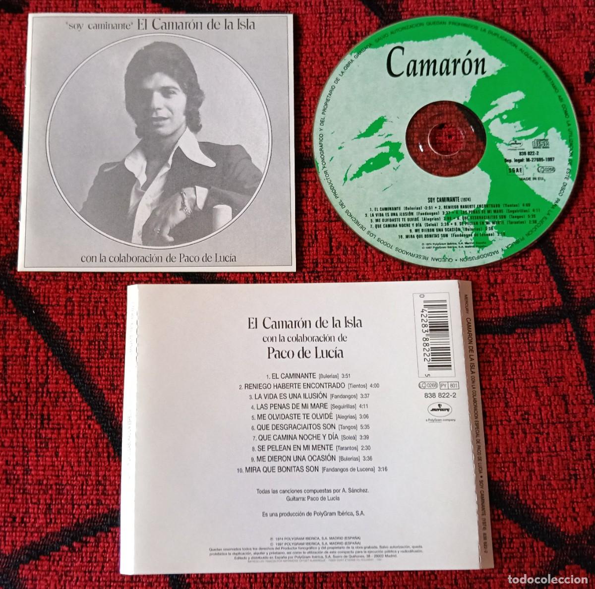 CDs de M&uacute;sica: EL CAMARON DE LA ISLA - PACO DE LUCIA ** Soy Caminante ** CD REEDICION 1997
