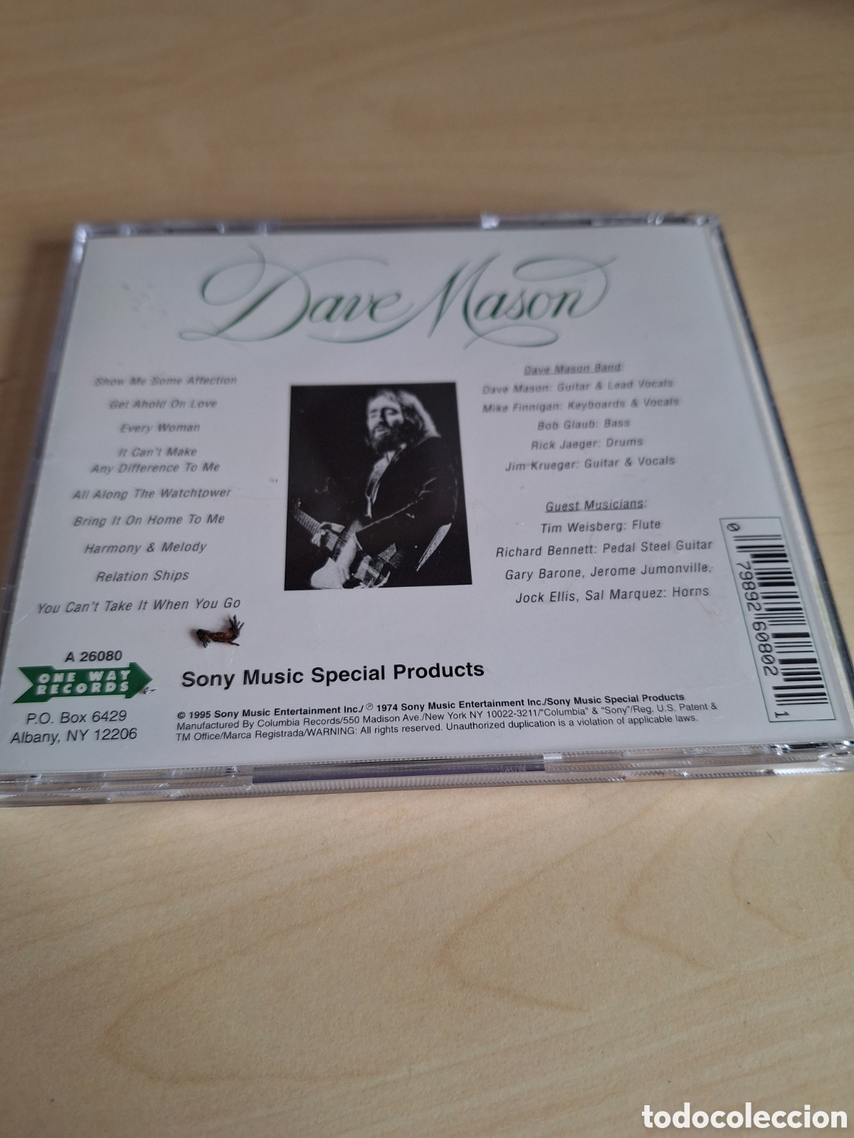 CDs de m&uacute;sica: CD3 dave mason CD SEGUNDAMANO - Foto 2