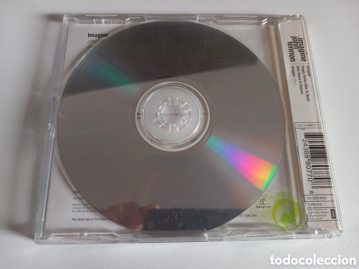 CDs de m&uacute;sica: John Lennon &ndash; Imagine (CD Single Enhanced) - Foto 2