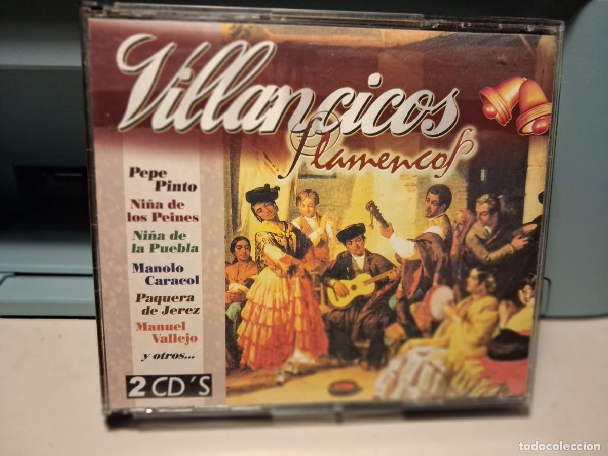 CDs de M&uacute;sica: DOBLE CD VILLANCICOS FLAMENCOS ( PEPE PINTO, NI&Ntilde;A DE LOS PEINES / DE LA PUEBLA, MANOLO CARACOL, ETC