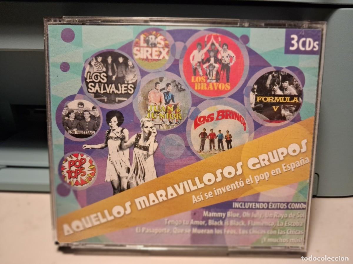 CDs de M&uacute;sica: TRIPLE CD AQUELLOS MARAVILLOSOS GRUPOS ( BRINCOS, SALVAJES, ANGELES, BRAVOS, MODULOS, PASOS ETC