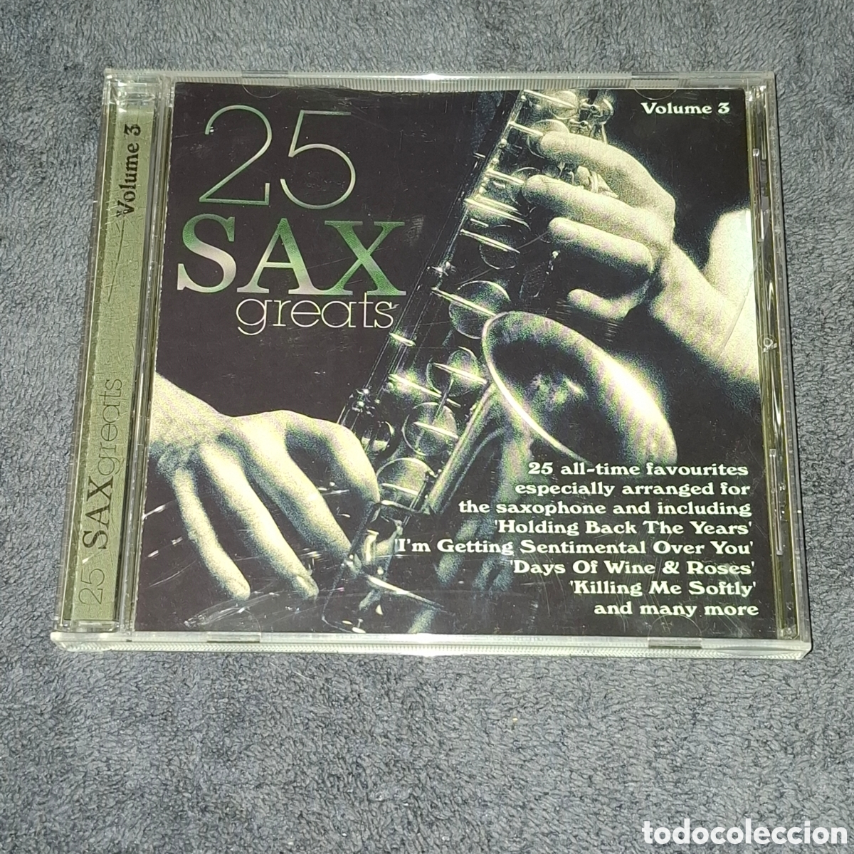 CDs de M&uacute;sica: CD78. 25 Sax Greats, Volume 3. Cd,&Aacute;lbum Recopilatorio, Time Music, 2001.