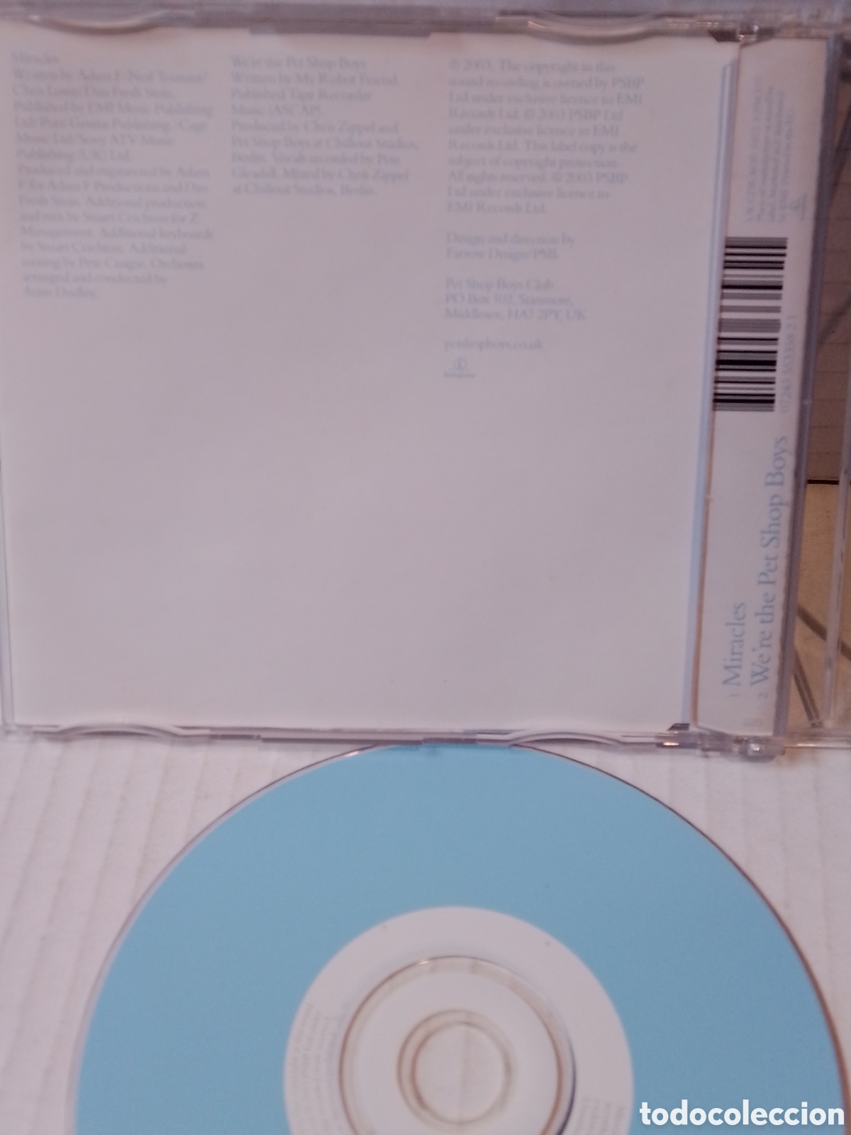 CDs de m&uacute;sica: MIRACLES - PET SHOP BOYS - CD - Foto 2