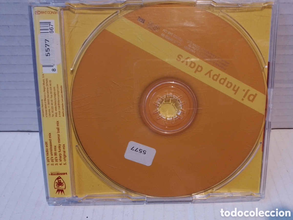 CDs de m&uacute;sica: HAPPY DAYS - PJ. - CD - 1999 - Foto 2