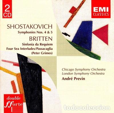 CDs de M&uacute;sica: Shostakovich: Symphonies 4 & 5 / Britten: Sinfonia da Requiem / Four Sea Inte...- 0724357265829