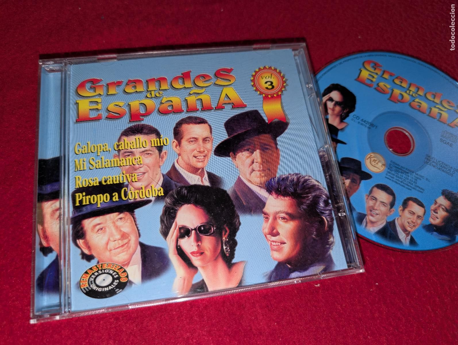 CDs de M&uacute;sica: GRANDES DE ESPA&Ntilde;A VOL.3 1999 Knife Pinto+Valderrama+Candela+Puebla+++