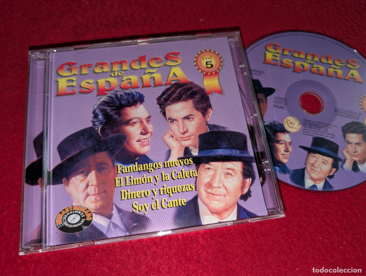 CDs de M&uacute;sica: GRANDES DE ESPA&Ntilde;A VOL.5 1999 Knife Pinto+Valderrama+Farina+Molina+++