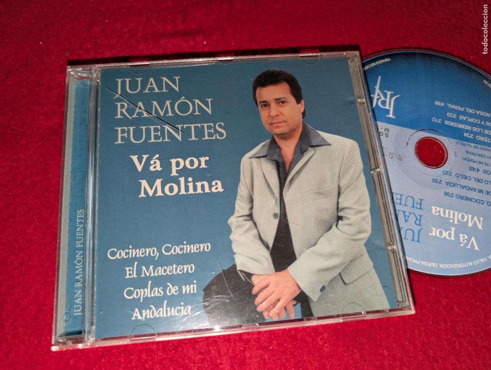 CDs de M&uacute;sica: JUAN RAMON FUENTES Va por Molina CD 2001 JRF
