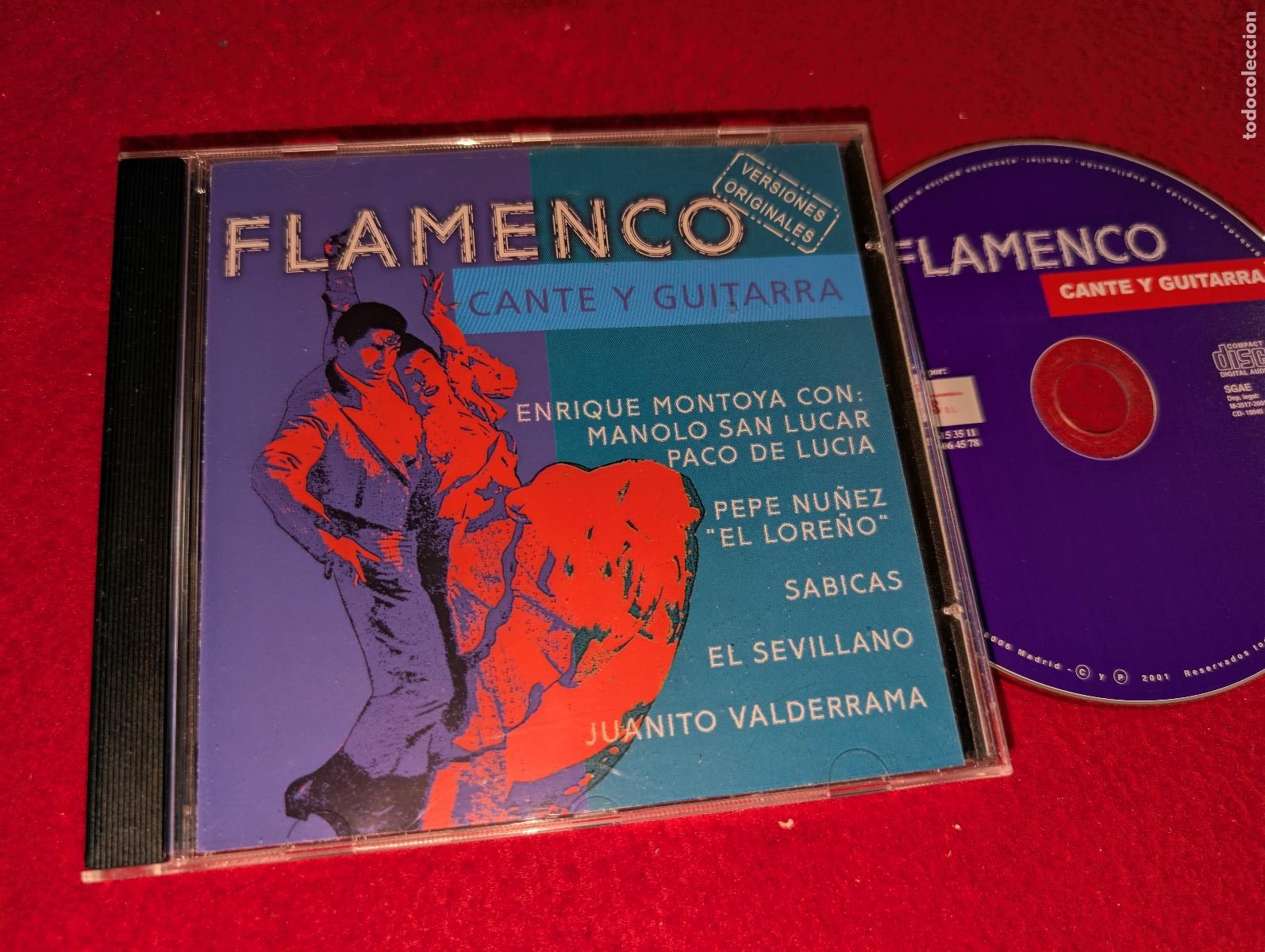 CDs de M&uacute;sica: FLAMENCO Cante y guitarra CD 2001 Sabicas+Valderrama+Pepe Nu&ntilde;ez+Sevillano++