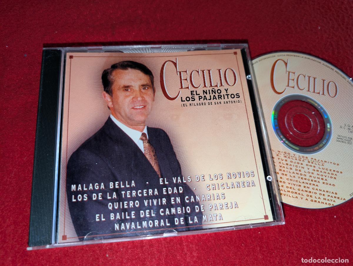 CDs de M&uacute;sica: CECILIO El ni&ntilde;o y los pajaritos El milagro de San Antonio CD 1997