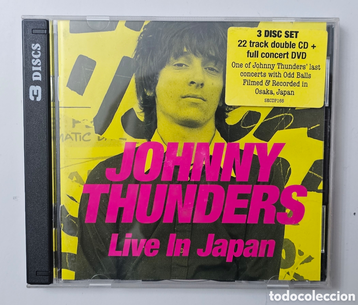 CDs de M&uacute;sica: 2 CDs + 1 DVD JOHNNY THUNDERS - Live In Japan (UK - Secret Records - 2017) NY Dolls Related