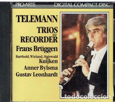 CDs de M&uacute;sica: Telemann: Trios For Recorder- 0015095029324