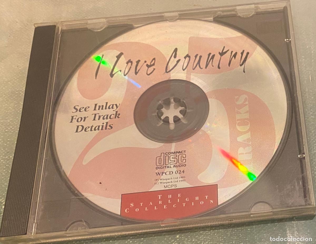 CD de M&uacute;sica: 'I Love Country'. Dell Reeves, Loretta Lynn, Skeeter Davis, Don Gibson, etc. 25 temas. Sin car&aacute;tula.