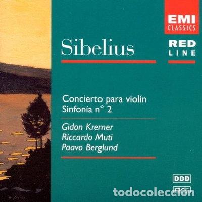 CDs de M&uacute;sica: Sibelius: Concierto para viol&iacute;n & Sinfon&iacute;a n&ordm; 2- 0724357299329