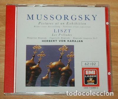 CDs de M&uacute;sica: Pictures at an Exhibition / Les Pr&eacute;ludes / Hungarian Rhapsody No. 2- 0077776286020