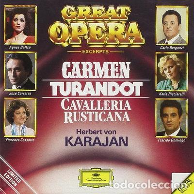 CDs de M&uacute;sica: Carmen - Turandot/cavalleria R- 0028942703124