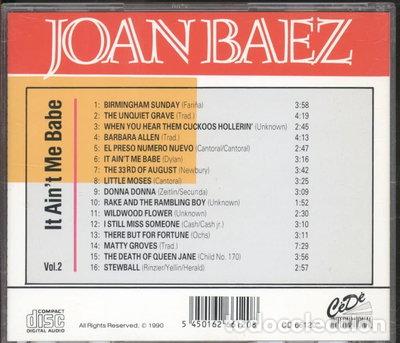 CDs de M&uacute;sica: It Ain't Me Babe Vol. 2- 5450162661208