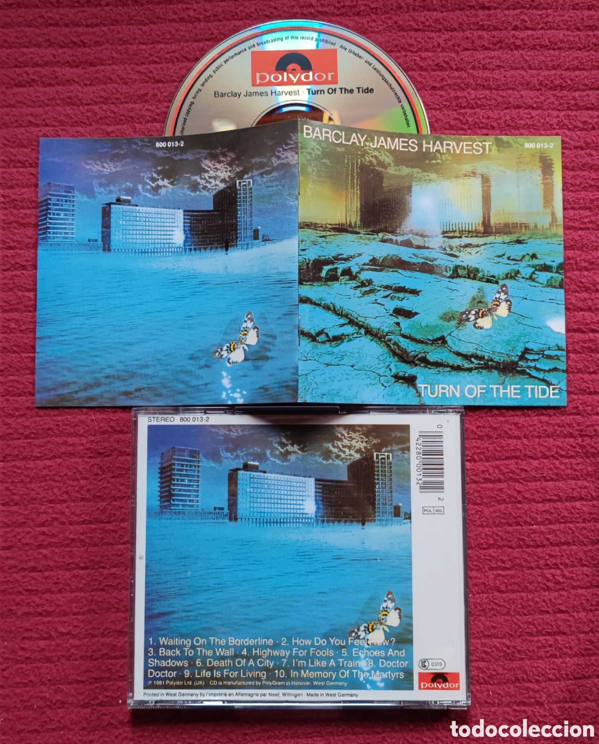 CDs de M&uacute;sica: BARCLAY JAMES HARVEST: Turn Of The Tide. Cd Edici&oacute;n Original 1981 Polydor Records. Muy raro en Cd.