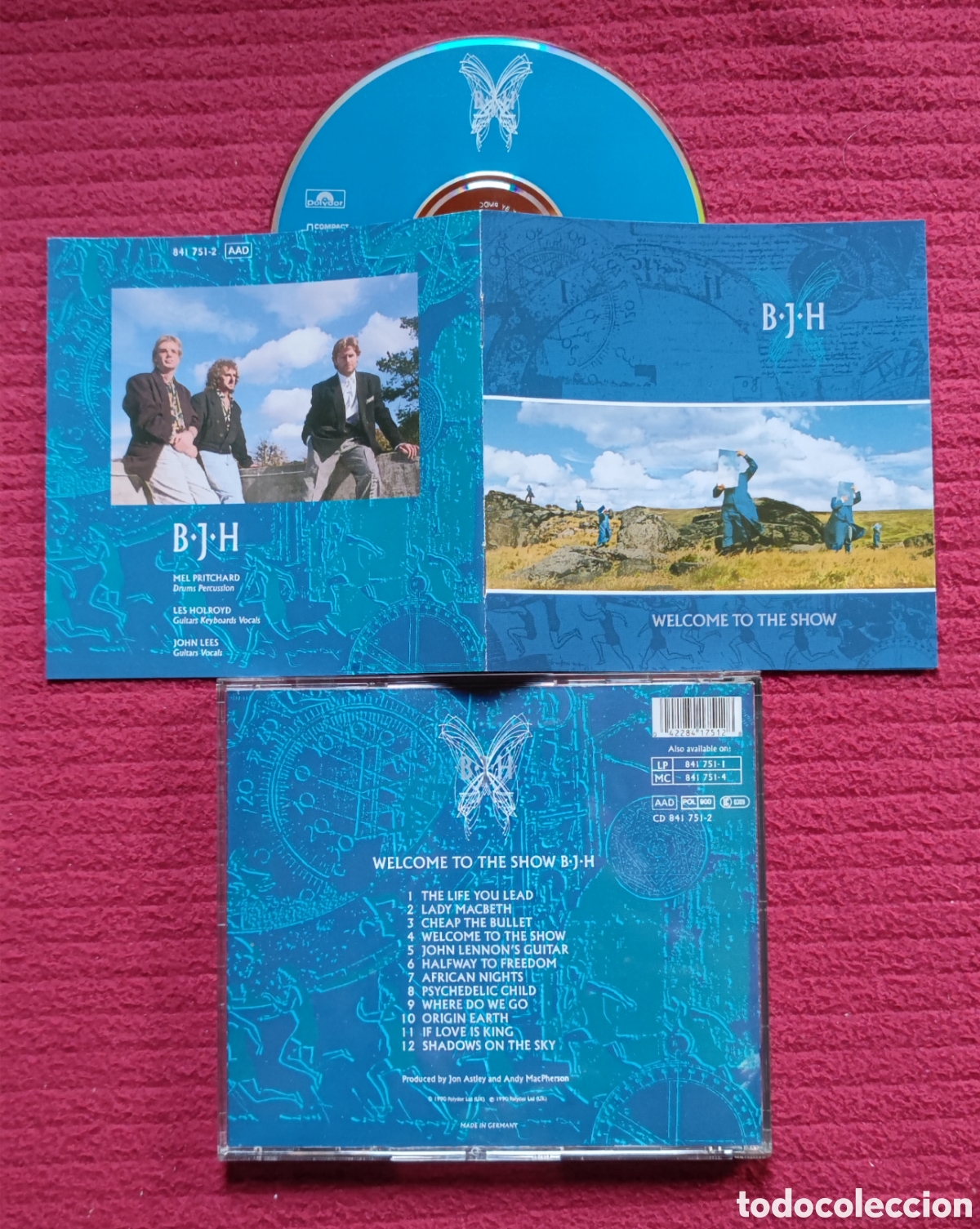 CDs de M&uacute;sica: BARCLAY JAMES HARVEST: Welcome To The Show. Cd Aor, Edici&oacute;n Original 1990 Polydor Records.Raro en Cd