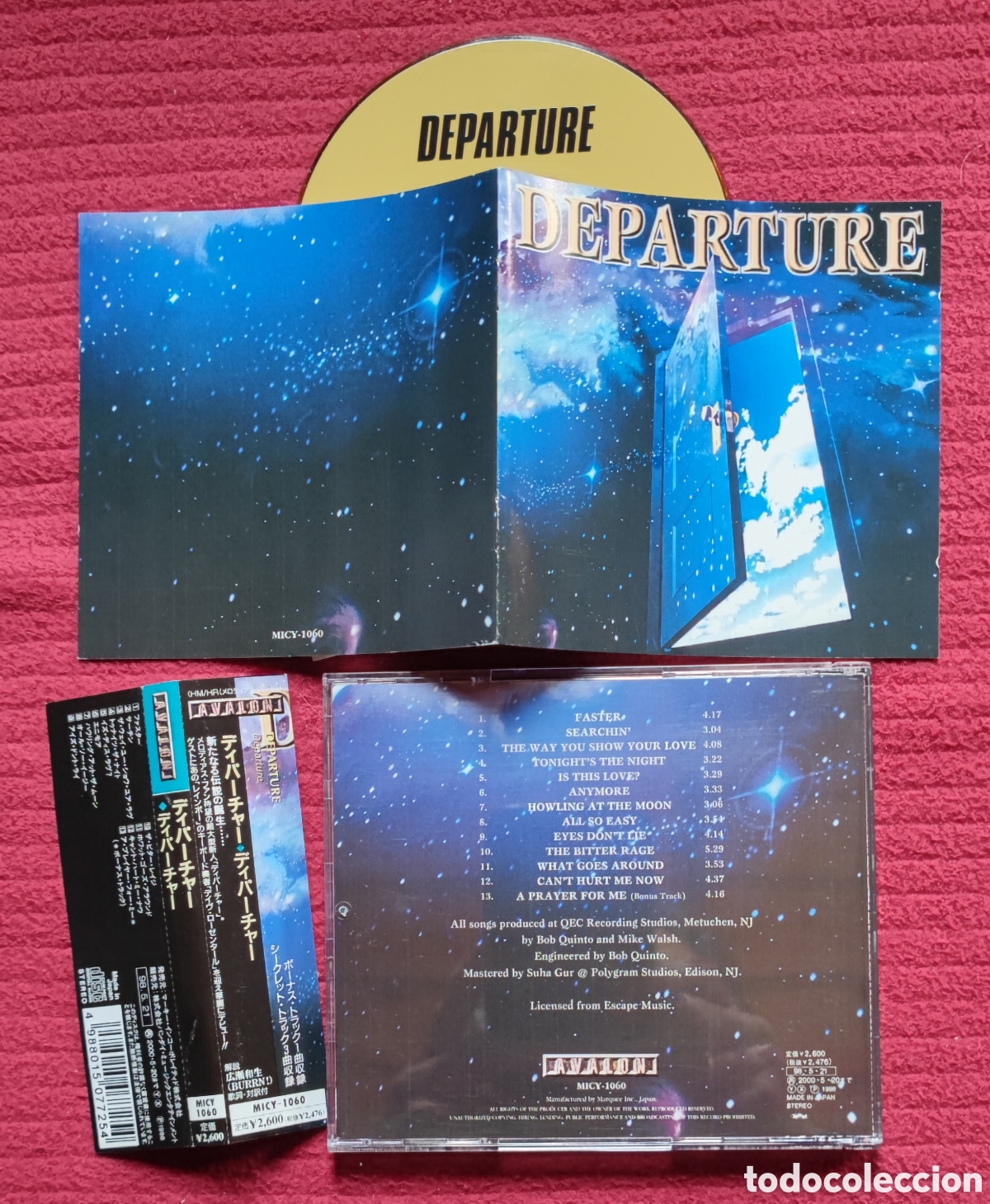 CDs de M&uacute;sica: DEPARTURE: s/t. Cd Aor 1998, Made in Japan con Obi.